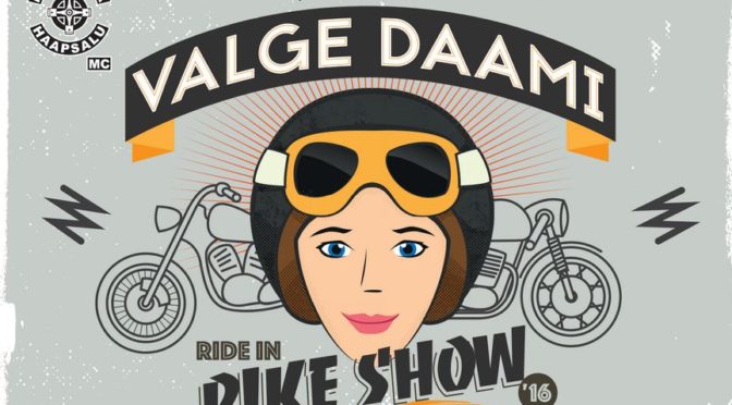 Valge daami bike show